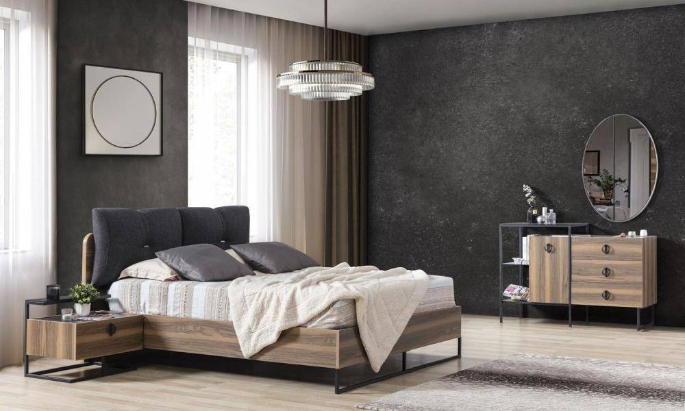 Cool Ceviz Modern Yatak Odası Takımı