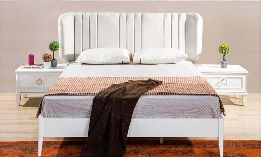 Melis Beyaz Modern Yatak Odası Takımı