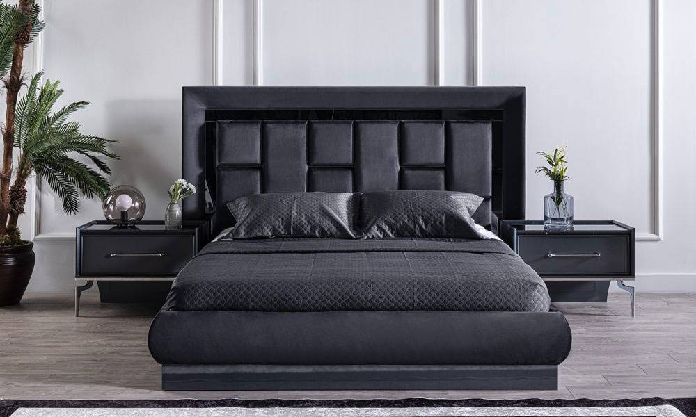 Titanyum Modern Yatak Odası Takımı