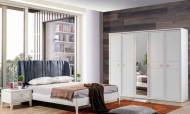 Melis Beyaz Modern Yatak Odası Takımı - Thumbnail