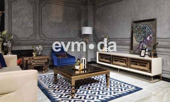Evmoda Mobilya - Versace Art Deco Tv Ünitesi